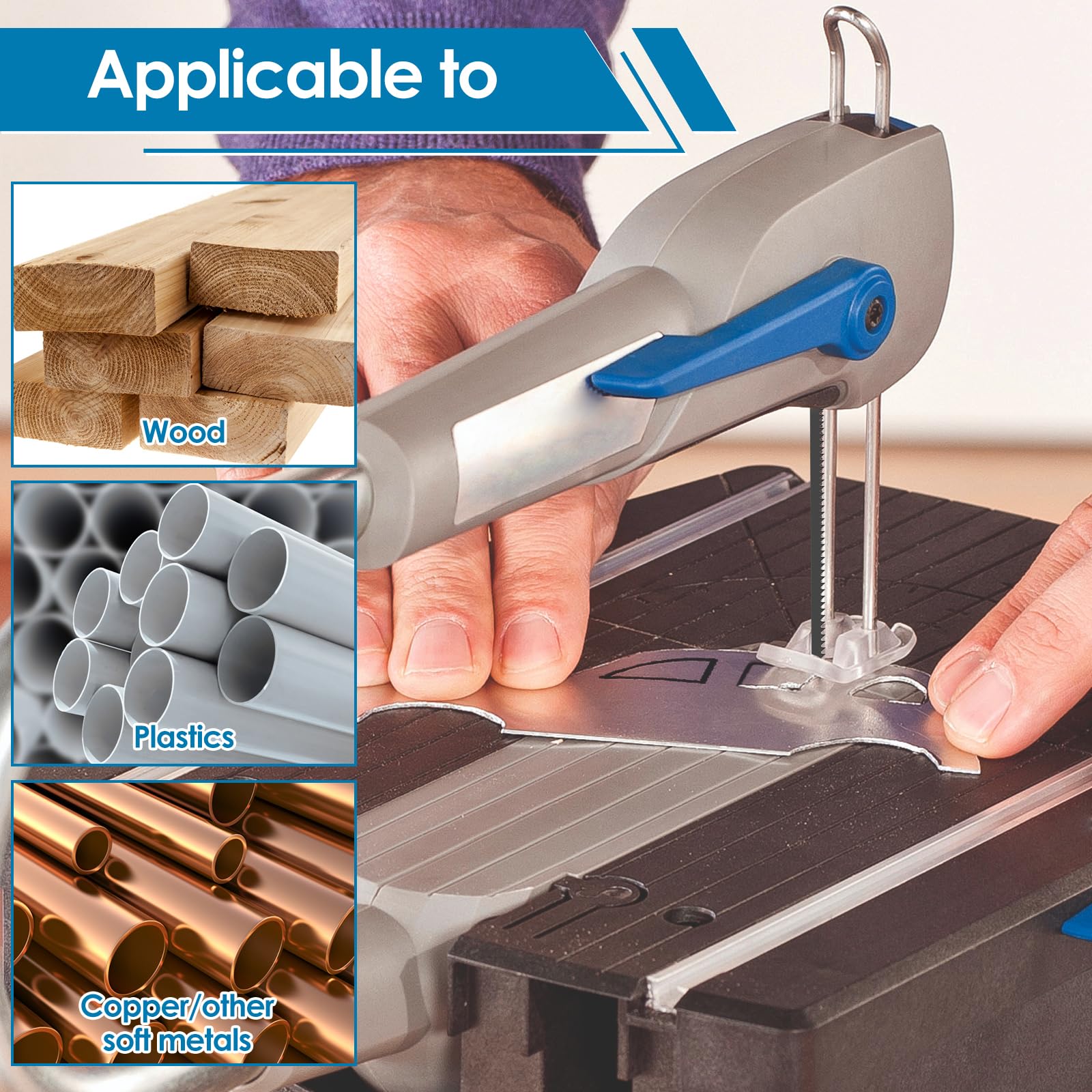 Amazon.co.jp: 5インチメタルカッティングスクロールソー